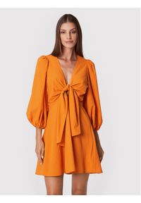 Ted Baker Sukienka letnia Jozelyn 261802 Pomarańczowy Regular Fit. Kolor: pomarańczowy. Materiał: syntetyk. Sezon: lato #1