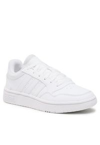 Adidas - adidas Sneakersy Hoops 3.0 GW3036 Biały. Kolor: biały. Materiał: skóra #2