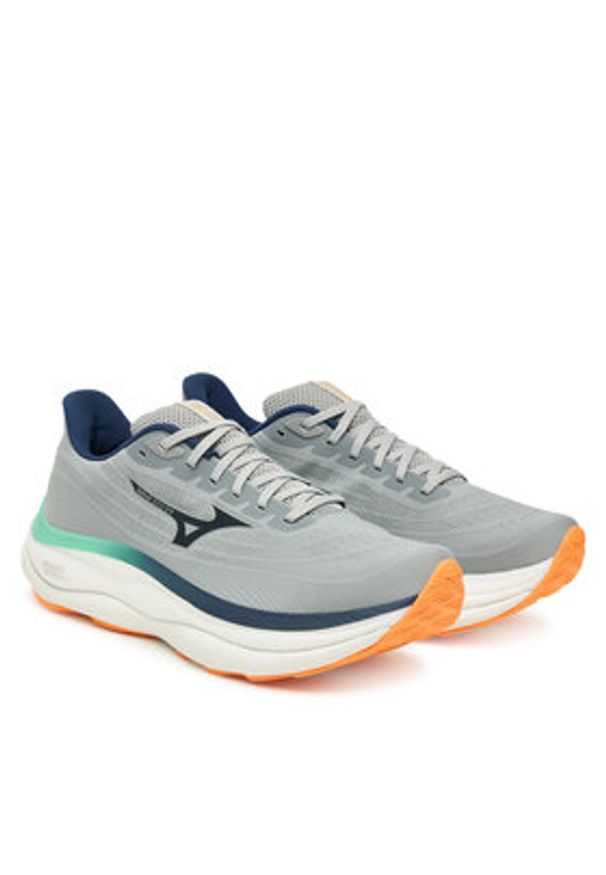 Mizuno Buty do biegania Wave Sky 9 J1GC2590 Szary. Kolor: szary. Materiał: materiał. Model: Mizuno Wave