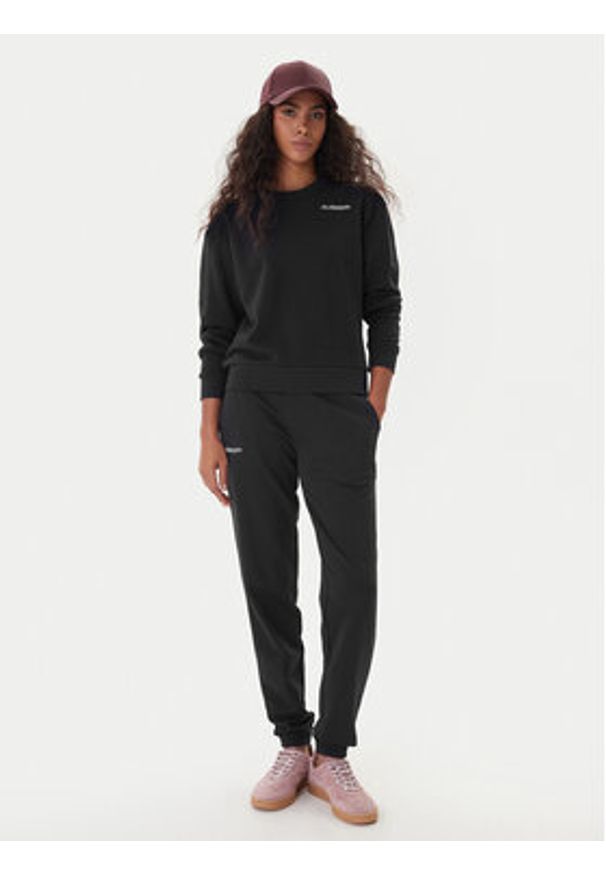 Kappa Bluza Logo Fekka 371M5EW Czarny Regular Fit. Kolor: czarny. Materiał: bawełna