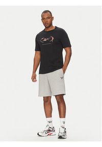 Reebok T-Shirt 100218818 Czarny Regular Fit. Kolor: czarny. Materiał: bawełna #4