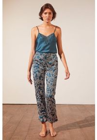 Etam - Spodnie piżamowe Baho. Kolor: zielony #5