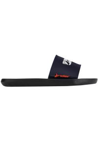 Klapki Rider Speed Slide In Jr 11816-AE754 niebieskie. Kolor: niebieski. Materiał: materiał. Wzór: motyw zwierzęcy