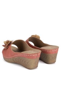 Clara Barson Klapki WYL05010-29 Czerwony. Kolor: czerwony. Materiał: syntetyk #6