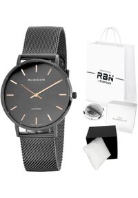 Rubicon - Zegarek damski RUBICON RNBD76 grafitowy - SZAFIR. Kolor: szary #1