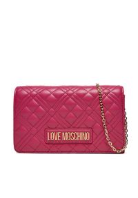 Love Moschino - LOVE MOSCHINO Torebka JC4079PP0LLA0626 Różowy. Kolor: różowy. Materiał: skórzane