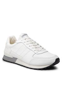 Guess Sneakersy Padova FM6PDV LEA12 Biały. Kolor: biały. Materiał: skóra