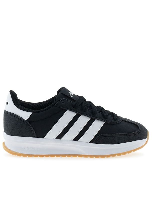 Adidas - Buty młodzieżowe adidas Run 70S 2.0 JI2265 - czarne. Kolor: czarny. Materiał: zamsz, guma. Szerokość cholewki: normalna. Model: Adidas Cloudfoam. Sport: bieganie
