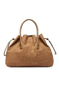 Elisabetta Franchi Torebka BS-19H-61E2-V890 Beżowy. Kolor: beżowy. Materiał: skórzane, zamszowe #3