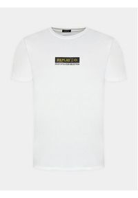 Replay T-Shirt M6755.000.2660 Biały Regular Fit. Kolor: biały. Materiał: bawełna #5