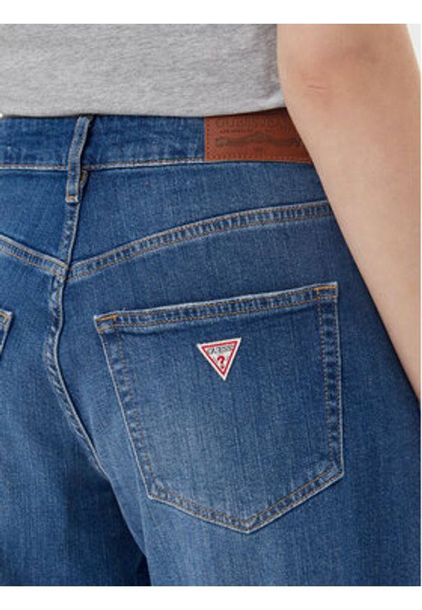 Guess Jeans Jeansy W5YA0O D0021 Niebieski Wide Leg. Kolor: niebieski