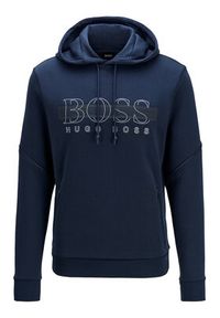 BOSS - Boss Bluza Soody TR 50436224 Granatowy Regular Fit. Kolor: niebieski. Materiał: bawełna, syntetyk #3