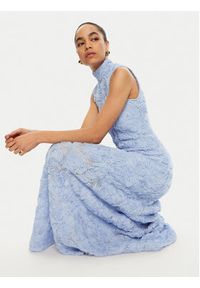 ROTATE Sukienka wieczorowa 113617 Niebieski Regular Fit. Kolor: niebieski. Materiał: syntetyk. Styl: wizytowy #5