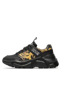 Versace Jeans Couture Sneakersy 76YA3SC2 Czarny. Kolor: czarny. Materiał: skóra #4