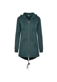 Urban Classics - Parka dla kobiet Urban Classic sweat. Typ kołnierza: kaptur. Kolor: zielony. Sezon: zima #1