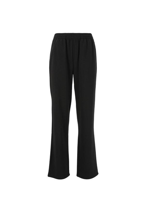 Spodnie damskie Athlecia Crecy. Kolor: czarny. Materiał: dresówka. Sport: fitness