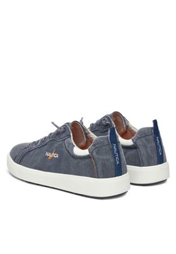 Nautica Trampki 24SC079 Granatowy. Kolor: niebieski. Materiał: materiał