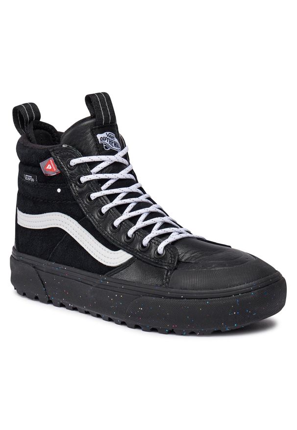 Sneakersy Vans SK8-Hi Mte-2 VN0A5HZZUNM1 Gltr Black. Kolor: czarny. Materiał: skóra