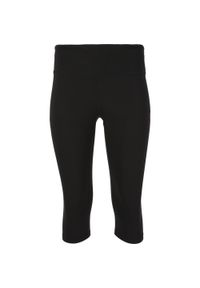 ENDURANCE - Damskie legginsy Endurance Raleigh 3/4. Kolor: czarny. Sport: bieganie