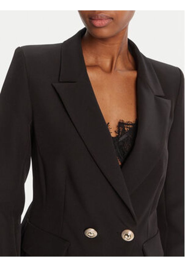 Rinascimento Marynarka CFC0126221003 Czarny Slim Fit. Kolor: czarny. Materiał: syntetyk