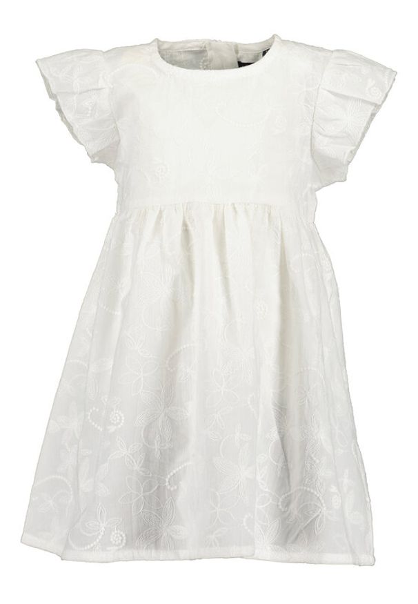 Blue Seven Sukienka codzienna 919043 X Biały Regular Fit. Okazja: na co dzień. Kolor: biały. Materiał: bawełna. Typ sukienki: proste. Styl: casual