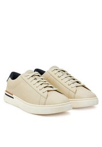 BOSS Sneakersy Clint 50543440 Beżowy. Kolor: beżowy. Materiał: skóra