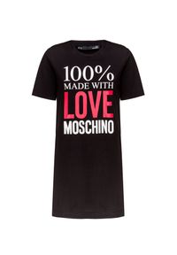 Love Moschino - Sukienka LOVE MOSCHINO. Okazja: na co dzień. Wzór: nadruk. Typ sukienki: proste. Styl: casual #1