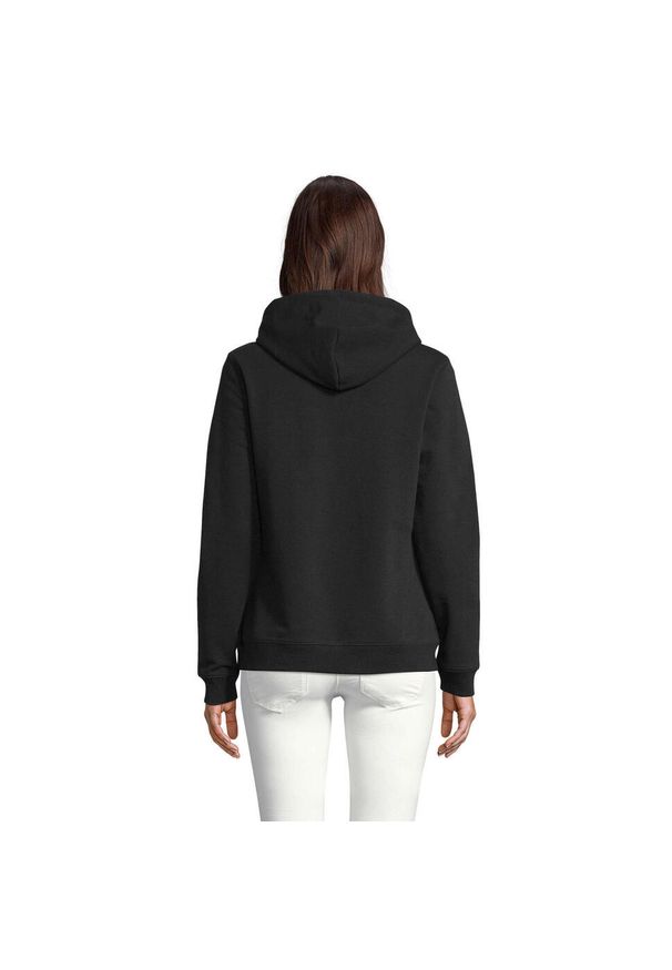 SOL'S - Bluza damska z kapturem Sol's Nicholas. Typ kołnierza: kaptur. Kolor: czarny