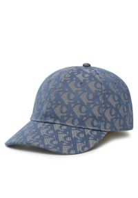 Calvin Klein Czapka z daszkiem Aop 6 Panel Baseball Cap LV04K5058G Niebieski. Kolor: niebieski. Materiał: materiał, poliester