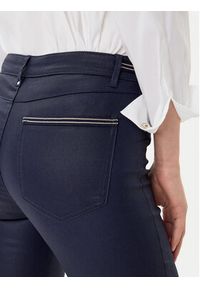 Morgan Spodnie materiałowe 212-PALONA Granatowy Slim Fit. Kolor: niebieski. Materiał: syntetyk, bawełna #4