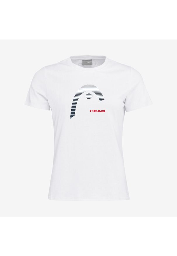 Head - T-shirt damski Club Lara. Kolor: biały. Materiał: bawełna, jersey, materiał, poliester