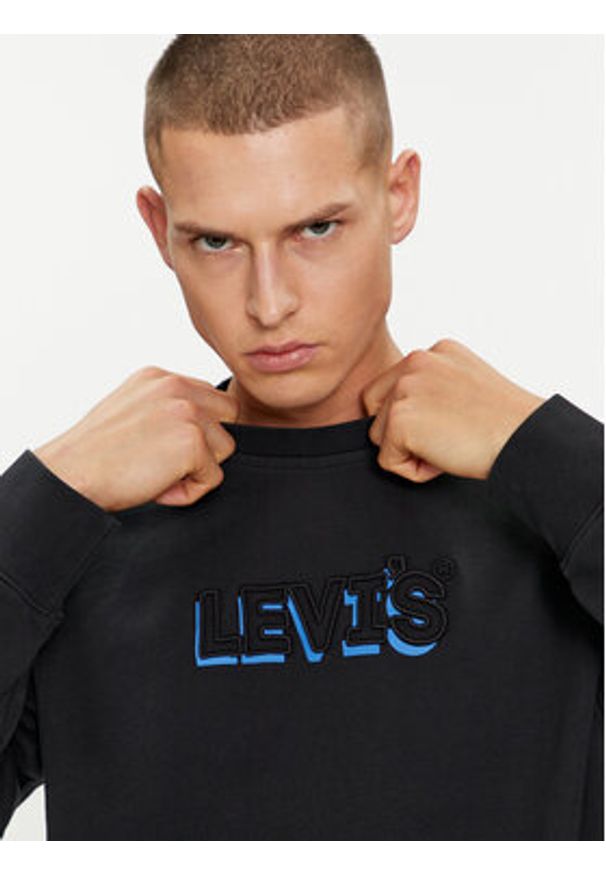 Levi's® Bluza Graphic 38712-0245 Czarny Relaxed Fit. Kolor: czarny. Materiał: bawełna