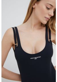 Stella McCartney Lingerie jednoczęściowy strój kąpielowy kolor czarny miękka miseczka. Kolor: czarny. Materiał: materiał #5
