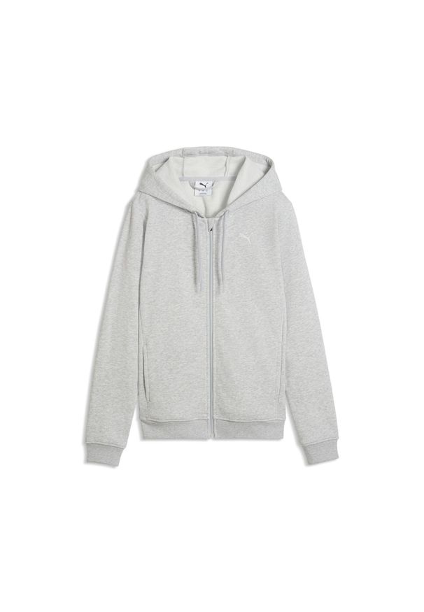 Puma - Damska bluza z kapturem TAD ESSENTIALS PUMA. Typ kołnierza: kaptur. Kolor: szary, wielokolorowy, czarny. Sport: bieganie, fitness