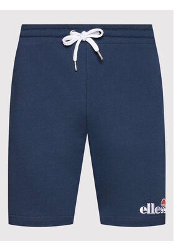Ellesse Szorty sportowe Silvan SHF09162 Granatowy Regular Fit. Kolor: niebieski. Materiał: bawełna. Styl: sportowy