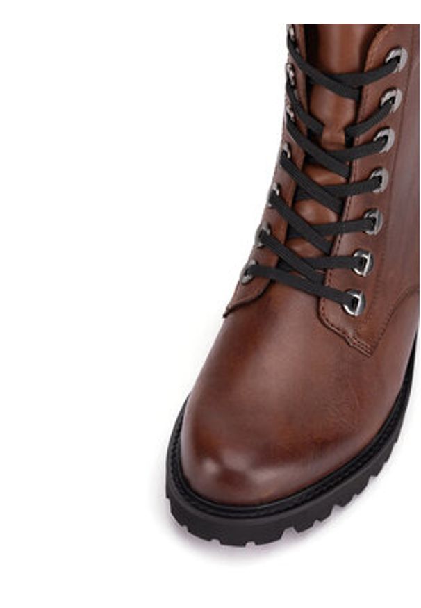 Remonte Trzewiki D8671-22 Brązowy. Kolor: brązowy. Materiał: skóra