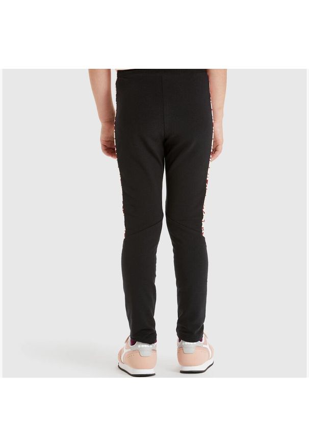 Diadora - Legginsy dziewczęce DIADORA JG.LEGGINGS TWINKLE. Kolor: czarny