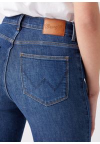 Wrangler - WRANGLER HIGH RISE SKINNY DAMSKIE SPODNIE JEANSOWE GOOD NEWS W27HXR44Z 112144778