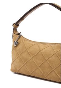Tory Burch Torebka Fleming Suede Pochette 185797 Kremowy. Kolor: kremowy. Materiał: skórzane #2