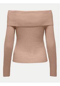 only - ONLY Sweter Katia 15311830 Beżowy Regular Fit. Kolor: beżowy. Materiał: syntetyk #2