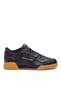 Reebok Sneakersy Workout Plus CN2127 Czarny. Kolor: czarny. Materiał: skóra. Model: Reebok Workout #1