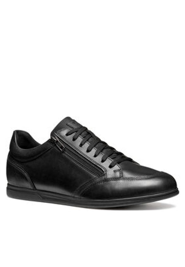 Geox Sneakersy U Renan U564GA 000FF C9999 Czarny. Kolor: czarny. Materiał: skóra