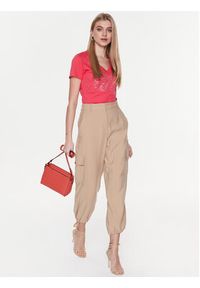 Liu Jo T-Shirt WA3278 JS923 Różowy Regular Fit. Kolor: różowy. Materiał: bawełna #3