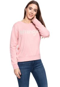 Wrangler - BLUZA WRANGLER LOGO SWEAT BRIDAL ROSE W6N2HYP01 #7