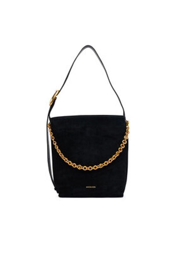 MICHAEL Michael Kors Torebka 30T6AUEM8S Czarny. Kolor: czarny. Materiał: skórzane, zamszowe