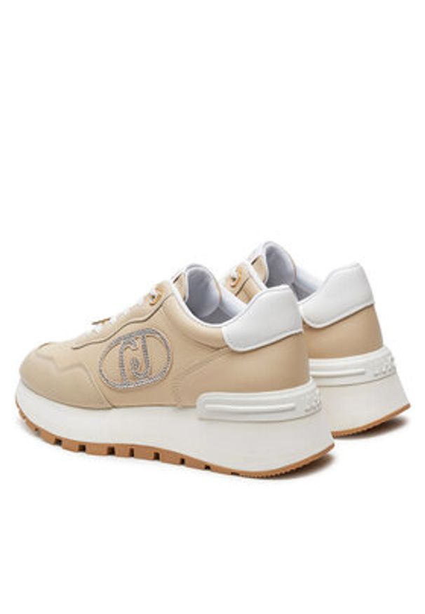 Liu Jo Sneakersy Amazing 20 BF4057 PX331 Beżowy. Kolor: beżowy. Materiał: skóra