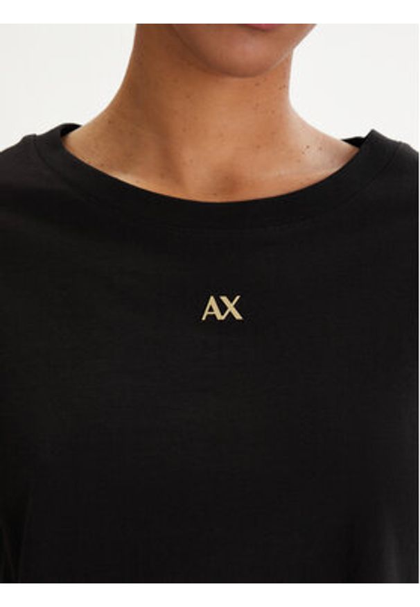 Armani Exchange T-Shirt XW001836 AF10356 UC001 Czarny Regular Fit. Kolor: czarny. Materiał: bawełna