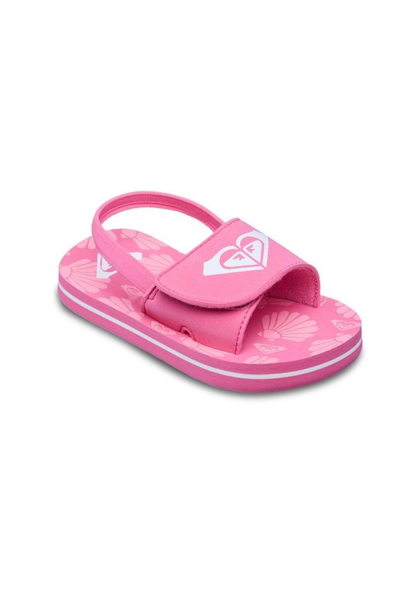 Roxy - Sandały dla dzieci TW FINN. Kolor: różowy. Materiał: materiał. Wzór: gładki, nadruk. Styl: sportowy