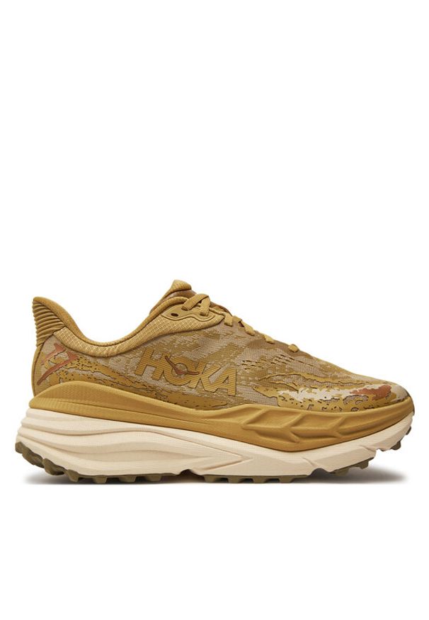 HOKA - Hoka Buty do biegania Stinson 7 1141530 Beżowy. Kolor: beżowy. Materiał: materiał