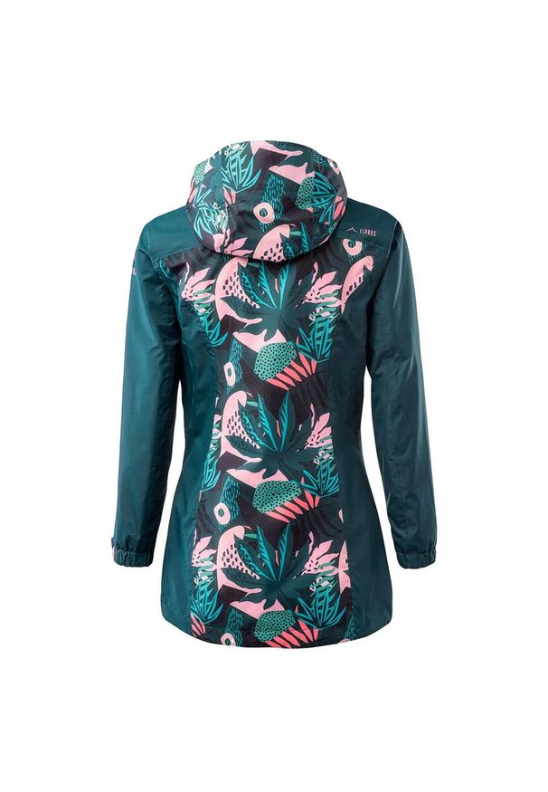 Elbrus - Kurtka Dziecięca Makari Jungle Jacket. Kolor: zielony. Sezon: zima. Sport: narciarstwo
